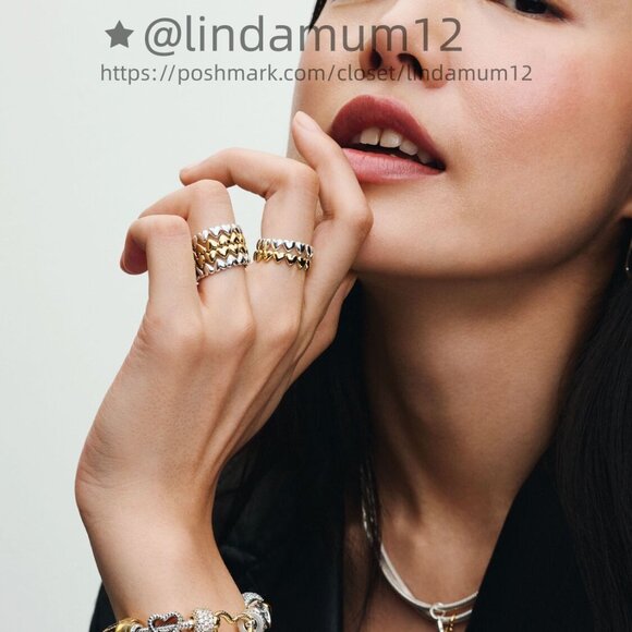 Pandora Beaded Open Heart Charm - Picture 5 of 5